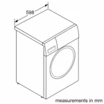 BOSCH WGG254F0GB Series 6 Washing machine, front loader 10 kg 1400 rpm