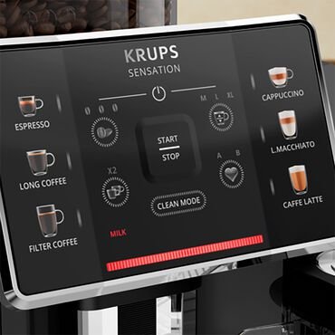 Krups Sensation Milk EA912H Espressomaschine, 15 bar, 1450 W, mit Milchsystem