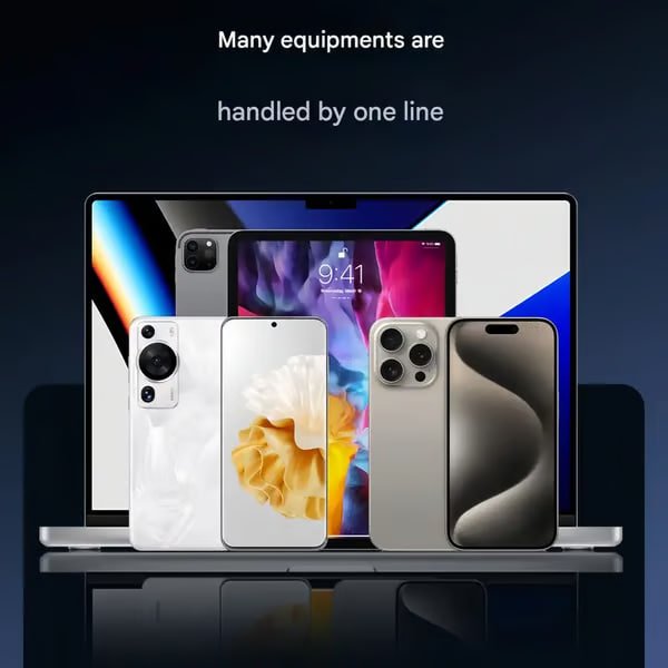 ⚡Official Authorized | MFi-Certified Cables🔥 2-in-1 Invisible Holder Charger Cable – 240W Fast Charging Cord with Built-In Phone Stand