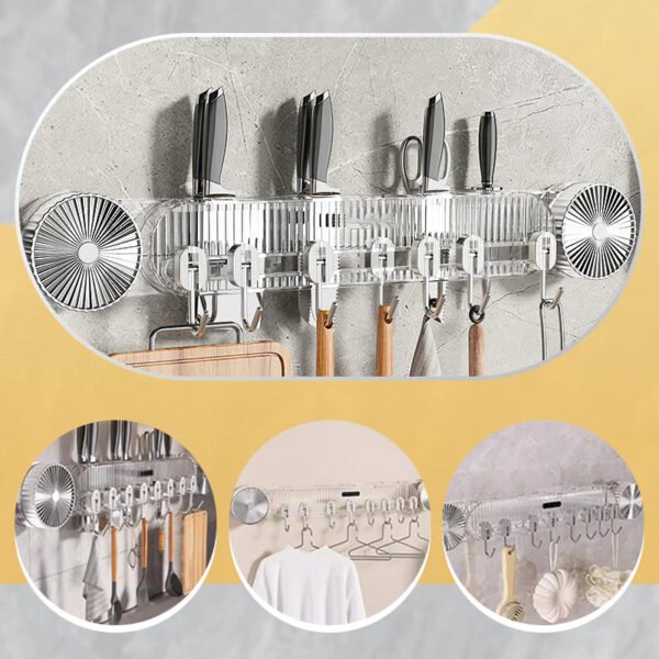 💥Buy 2 Get 1 Free🔥Durable Wall Mounted Inline Vacuum Hooks