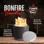 Bonfire-Bundle | solo stove Bonfire 2.0 mit Standfuß + Deckel