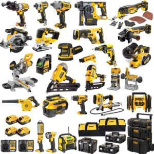 DEWALT DEWKIT25A POWER TOOL KIT 4 X 18V X 5AH LITHIUM BATTERIES 25PCE
