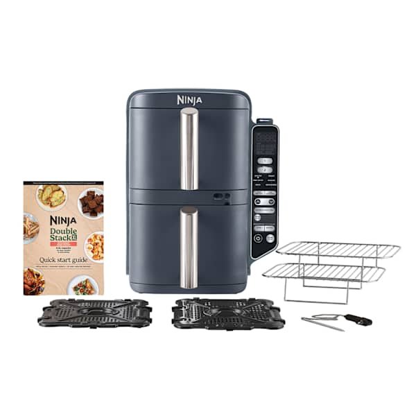 Аерофритюрниця Ninja Double Stack XL, оснащена розумною системою приготування їжі, має об'єм 9,5 літрів і виготовлена ​​компанією Cyber ​​​​Space.