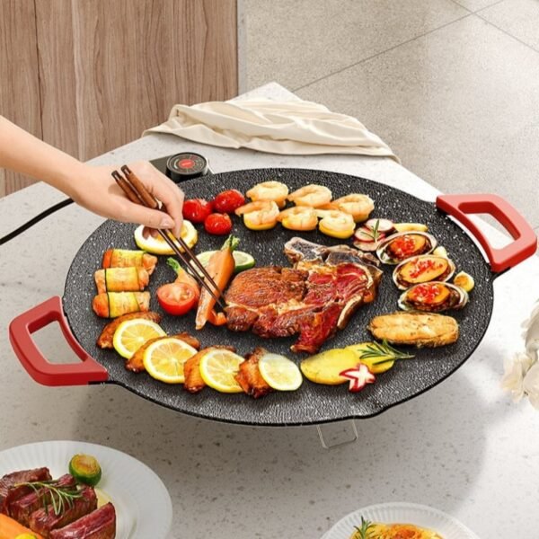 Круглая многофункциональная сковорода из майфанского камня