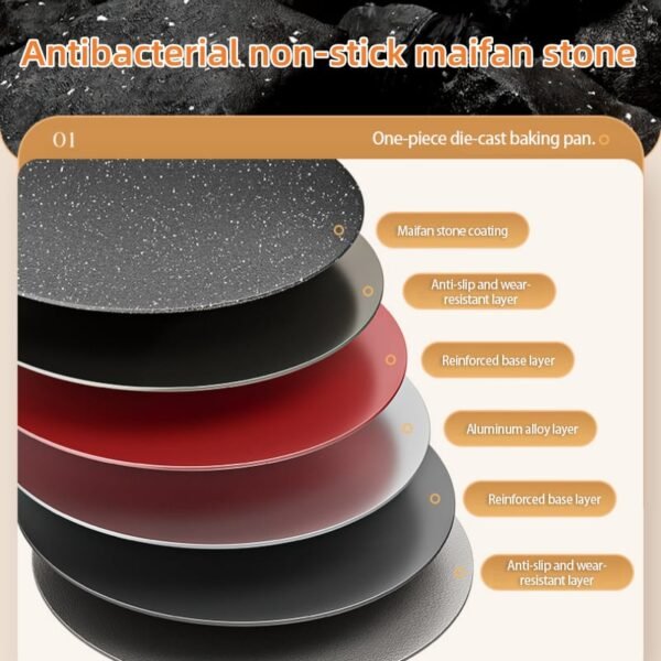 Круглая многофункциональная сковорода из майфанского камня
