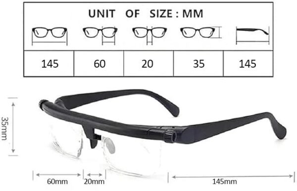 Очки с регулируемой фокусировкой для ближнего и дальнего зрения 🔥