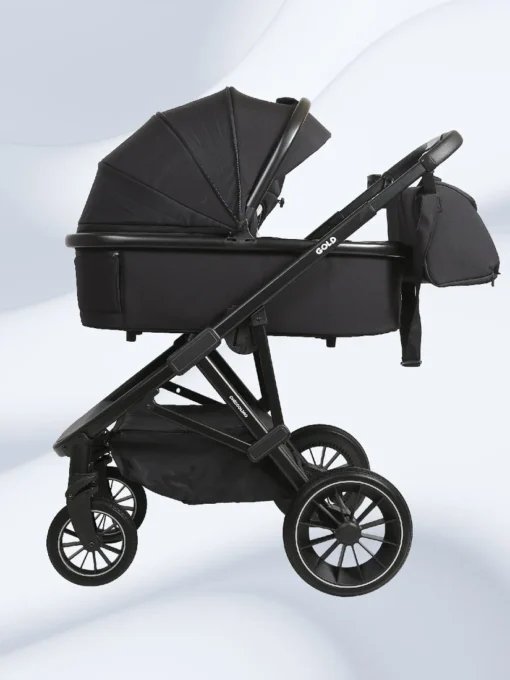 Универсальная коляска Chiccolino Gold (3 в 1, черная)