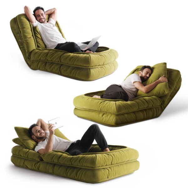 Складаны канапа-ложак Sonny - рэгуляваны ложак для сабак для дарослых і дзяцей