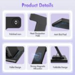 Wireless Charging Station: 3 In 1 Charger Stand Multiple Devices Compatible