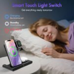 Wireless Charging Station: 3 In 1 Charger Stand Multiple Devices Compatible