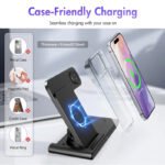Wireless Charging Station: 3 In 1 Charger Stand Multiple Devices Compatible