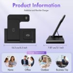 Wireless Charging Station: 3 In 1 Charger Stand Multiple Devices Compatible