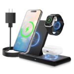 Wireless Charging Station: 3 In 1 Charger Stand Multiple Devices Compatible