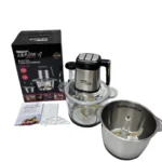 Блендер/подрібнювач Zepline ZP-00219 «Шість в одному» з двома чашами зі скла та нержавіючої сталі, об'ємом 3,2 літра, потужністю 3000 Вт.