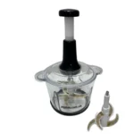 Блендер/подрібнювач Zepline ZP-00219 «Шість в одному» з двома чашами зі скла та нержавіючої сталі, об'ємом 3,2 літра, потужністю 3000 Вт.