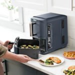 Аерофритюрниця Ninja Double Stack XL, оснащена розумною системою приготування їжі, має об'єм 9,5 літрів і виготовлена ​​компанією Cyber ​​​​Space.