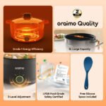 Электрычная пліта Oraimo Multi Pot 3L з энергазберагальнай аб'ёмам